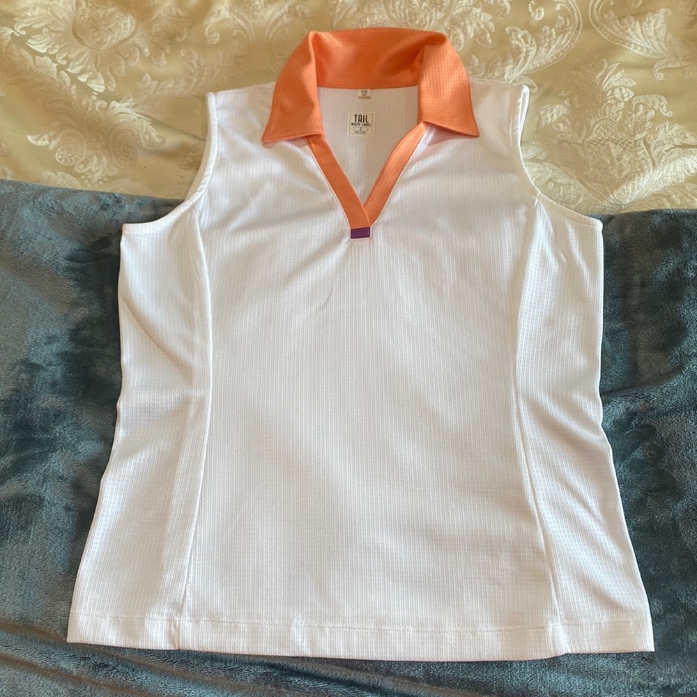 TAIL White Label ladies sleeveless golf shirt